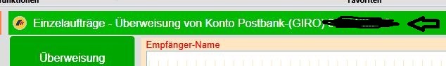Alf 8.x Überweisungen mit Kontoangabe